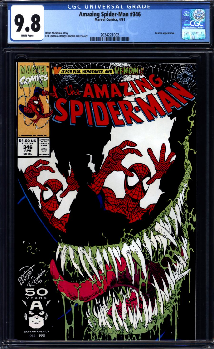 ComicConnect AMAZING SPIDER MAN 1963 98 2003 13 346 CGC NM M 9 8