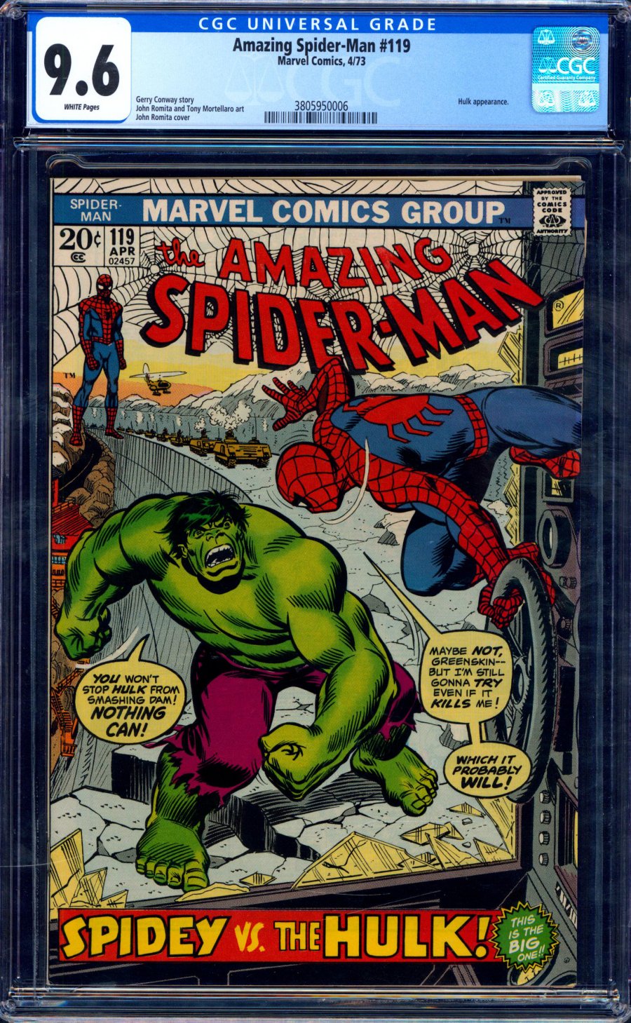 ComicConnect AMAZING SPIDER MAN 1963 98 2003 13 119 CGC NM 9 6