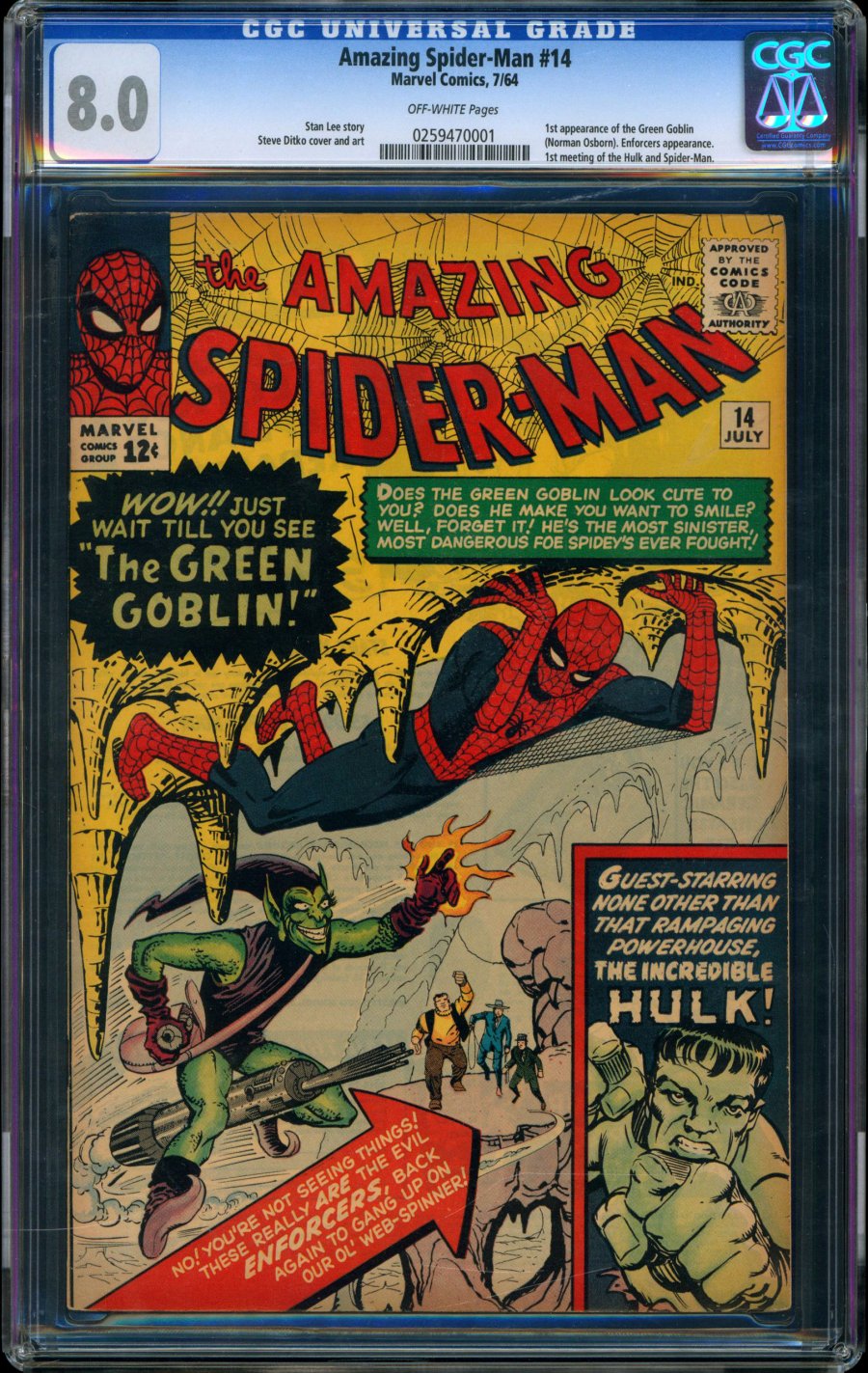 ComicConnect AMAZING SPIDER MAN 1963 98 2003 13 14 CGC VF 8 0