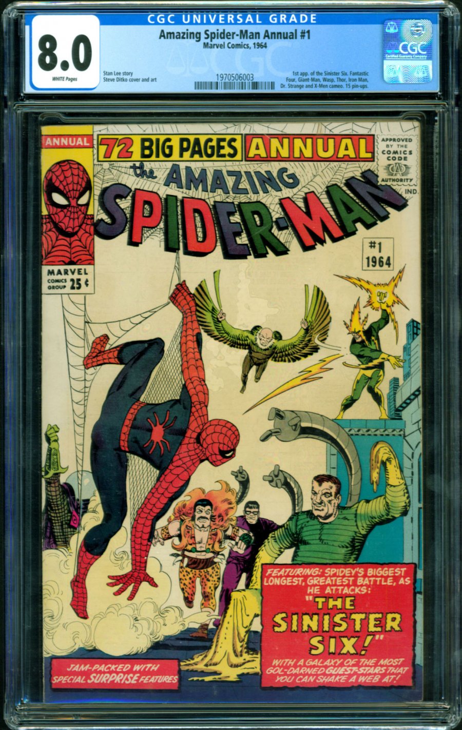 Comicconnect Amazing Spider Man Annual Cgc Vf