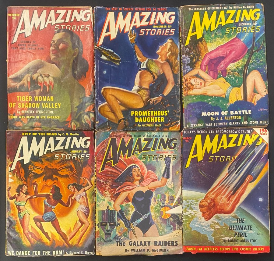 ComicConnect AMAZING STORIES Pulp Pulp VG 4 5