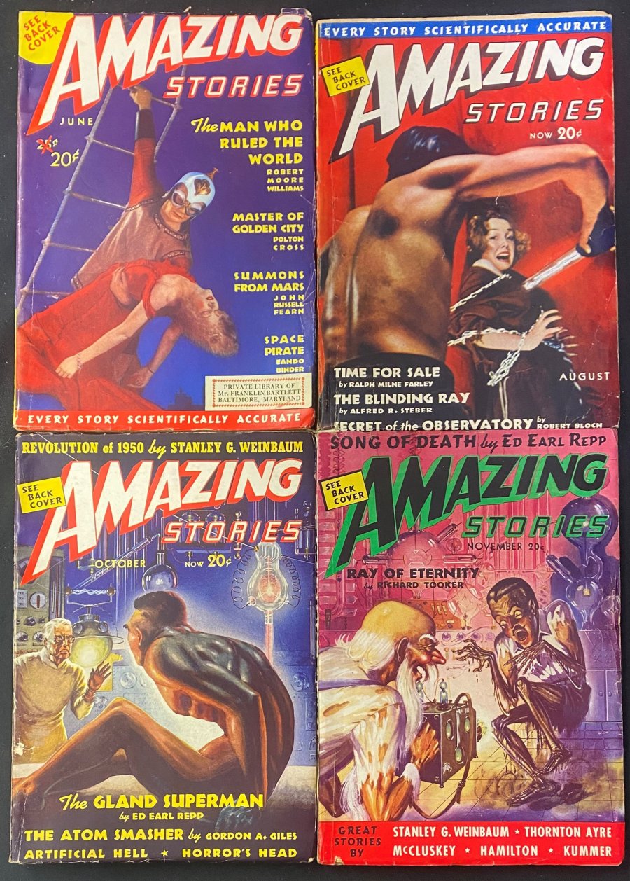 ComicConnect AMAZING STORIES Pulp Pulp VG F 5 0
