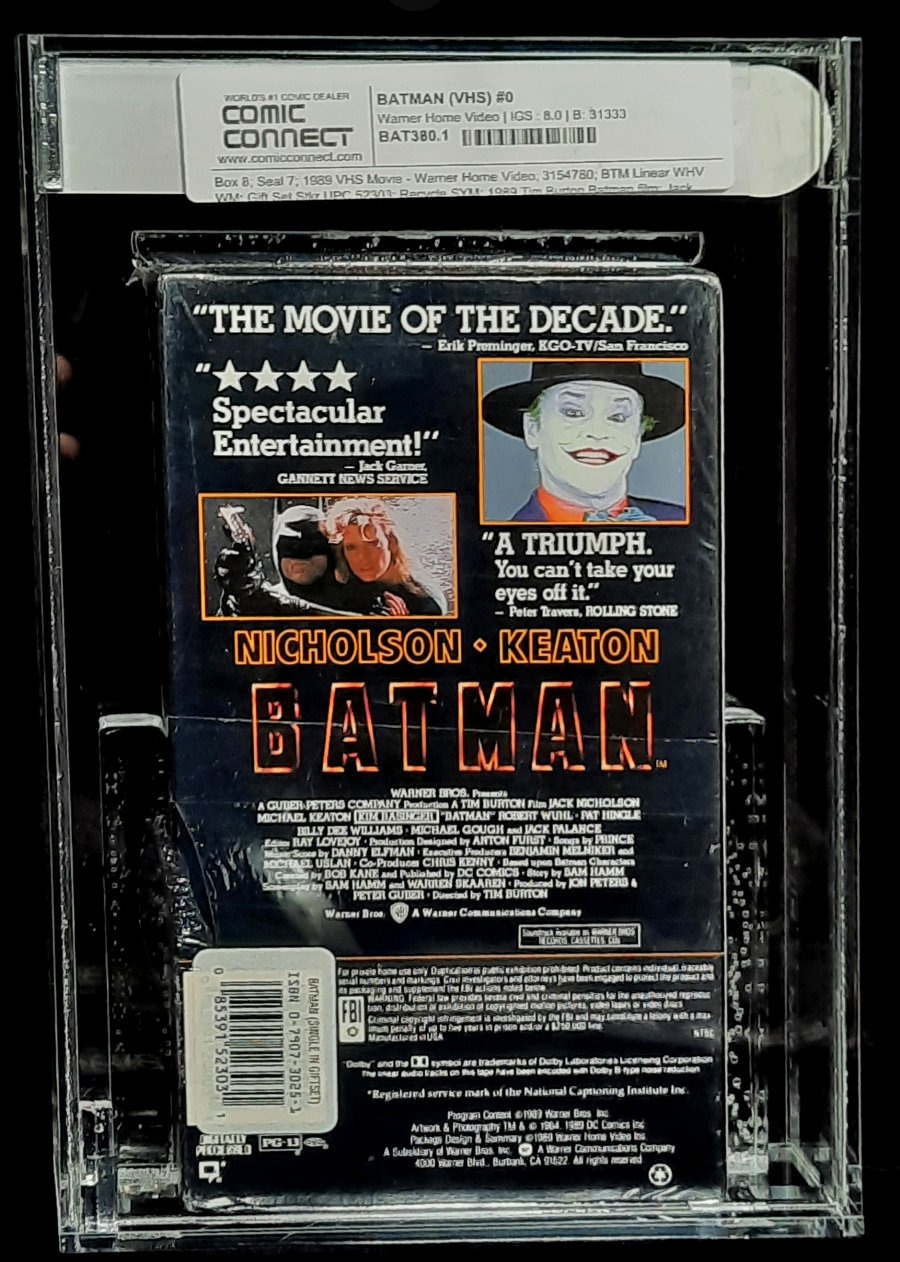 ComicConnect BATMAN VHS VHS IGS VF 8 0