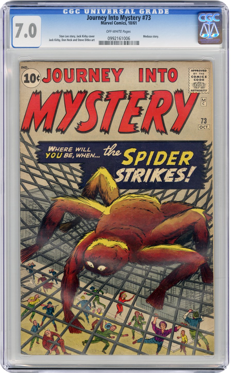 ComicConnect JOURNEY INTO MYSTERY 73 CGC F VF 7 0