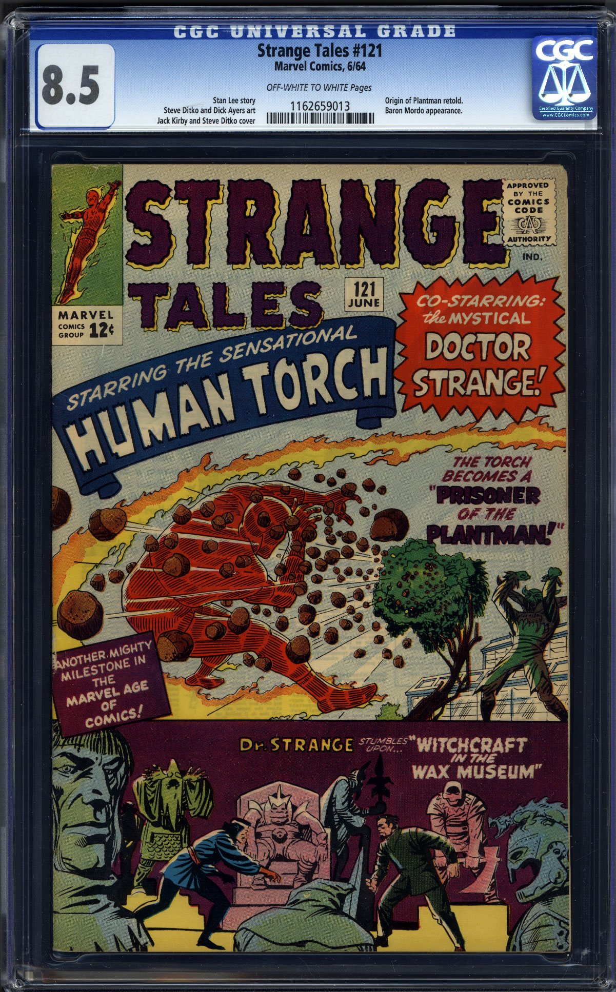 Comicconnect Strange Tales Cgc Vf