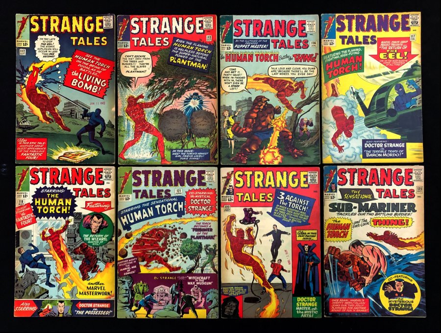 Comicconnect Strange Tales Lot Comic Book Group Lot Vg