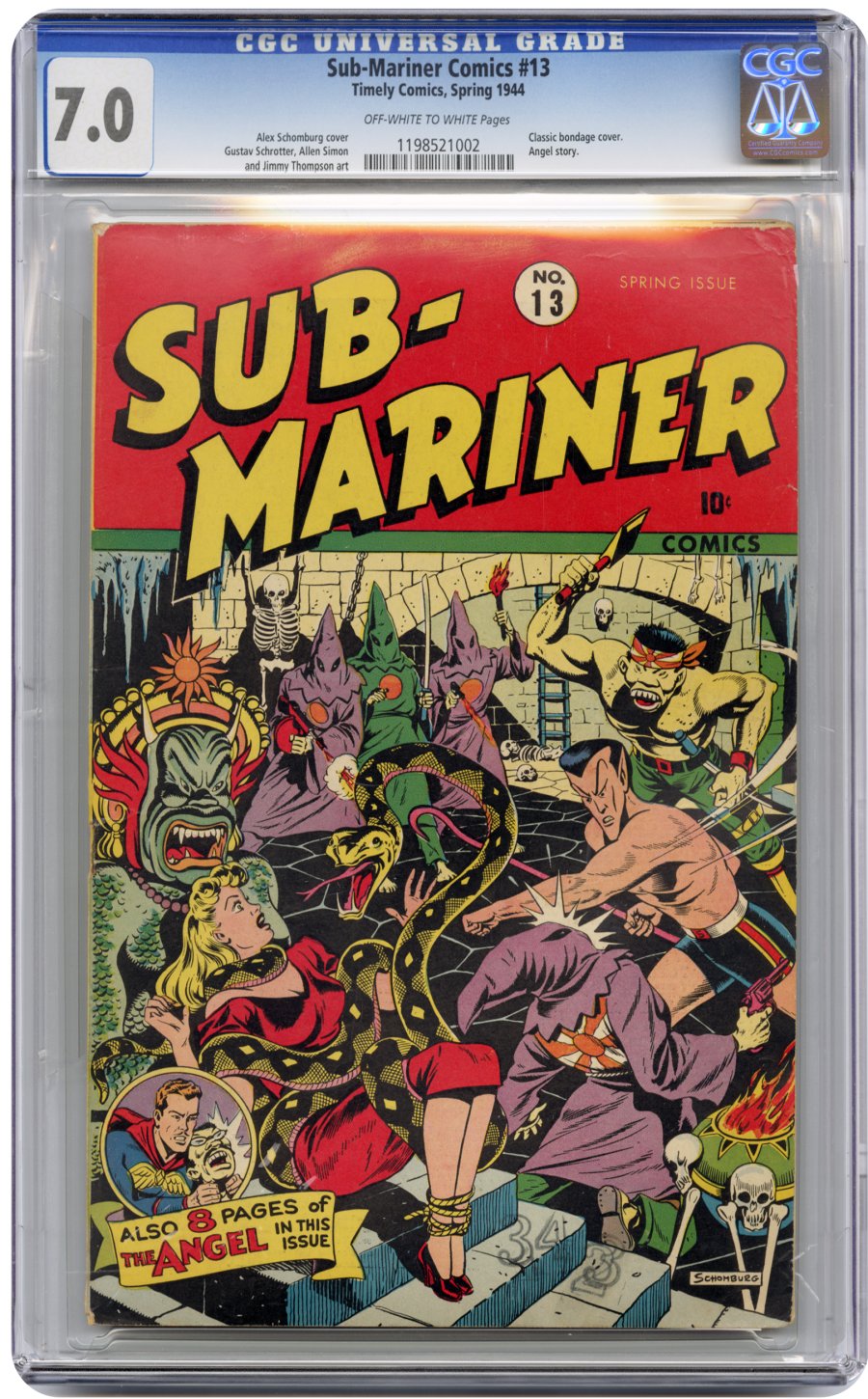 ComicConnect SUB MARINER COMICS 1941 55 13 CGC F VF 7 0