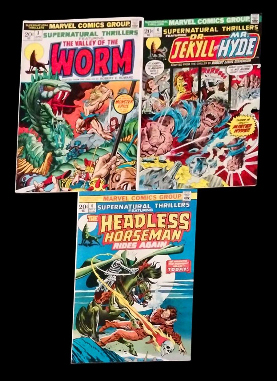 ComicConnect SUPERNATURAL THRILLERS 1 Group Lot VF 8 0