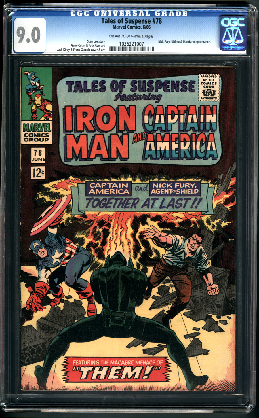 Comicconnect Tales Of Suspense Cgc Vf Nm