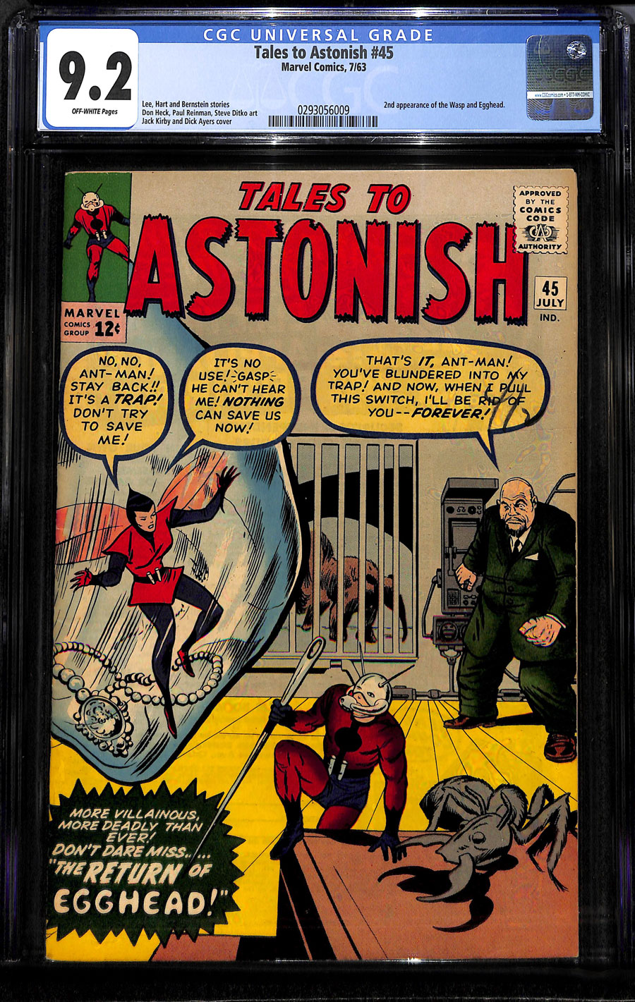 Comicconnect Tales To Astonish Cgc Nm