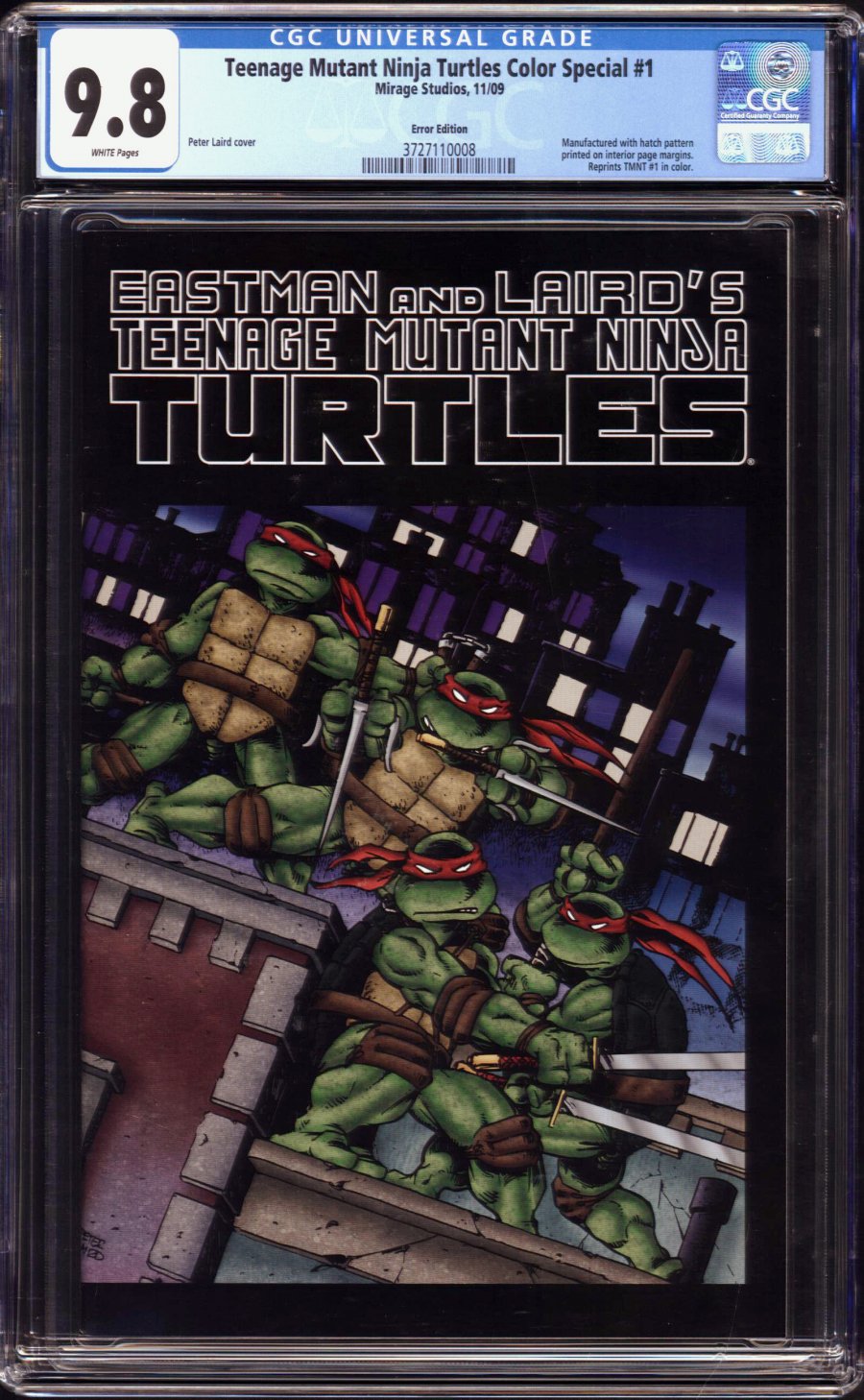 Comicconnect Teenage Mutant Ninja Turtles Color Special Cgc Nm M