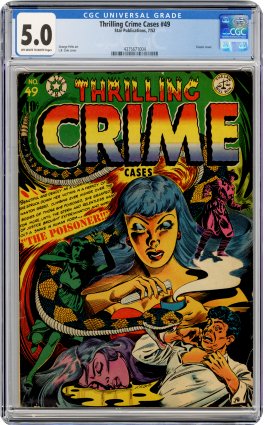 ComicConnect THRILLING CRIME CASES 1950 52 49 CGC VG F 5 0