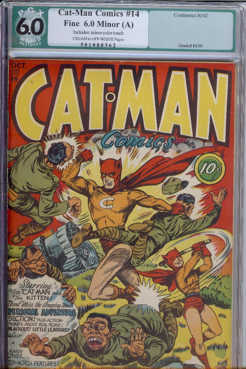 ComicConnect - CATMAN COMICS (1943-46) #14 - PGX FN: 6.0