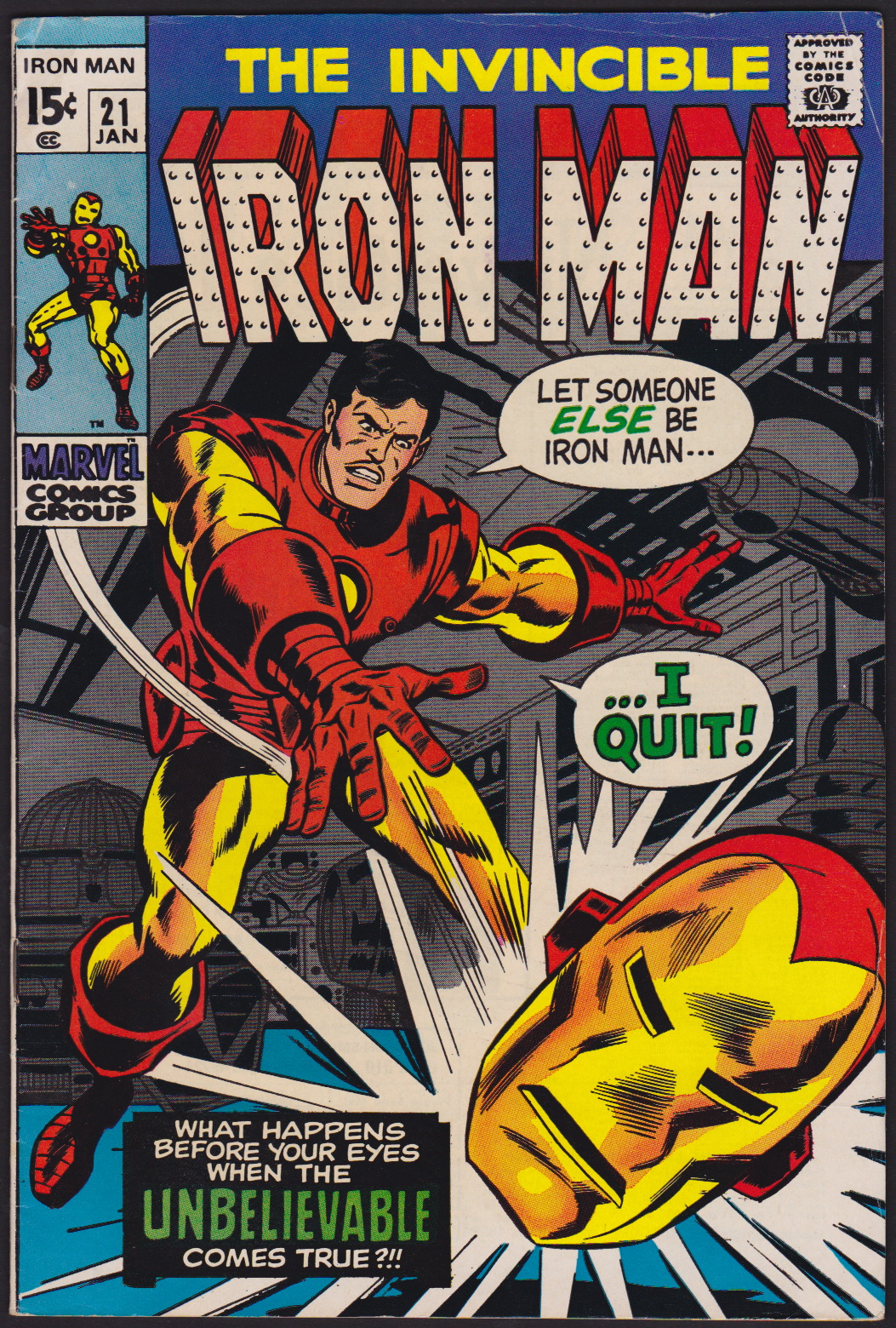 Comicconnect Iron Man 1968 96 21 Fn 55