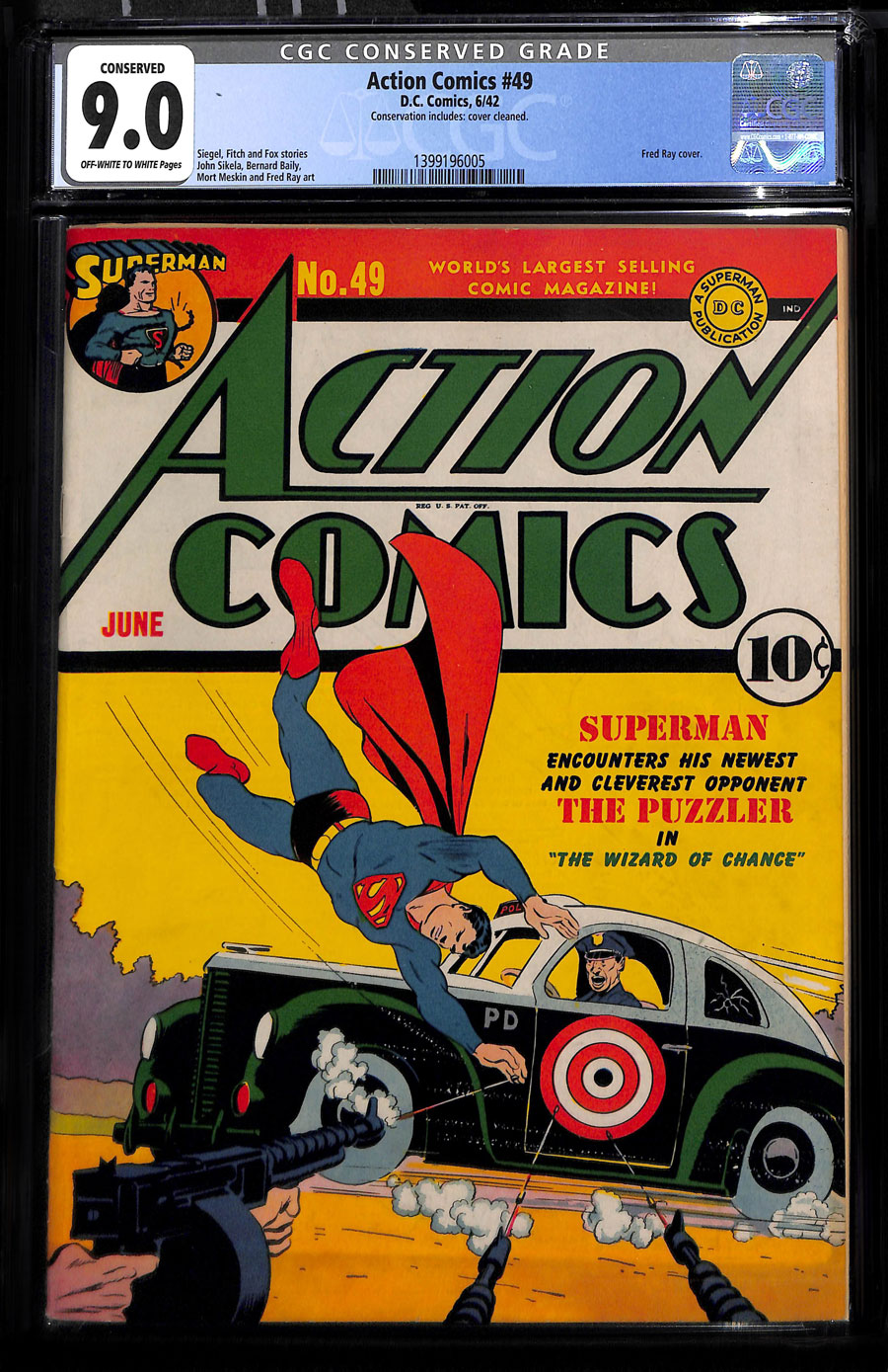 ComicConnect - ACTION COMICS (1938-2011) #49 - CGC VF/NM: 9.0