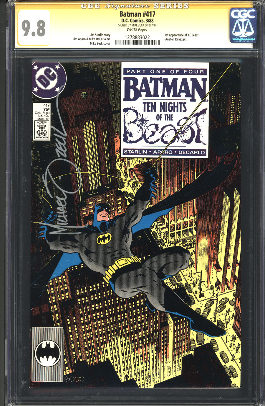 ComicConnect - BATMAN (1940-2011) #417 - CGC NM/M: 9.8