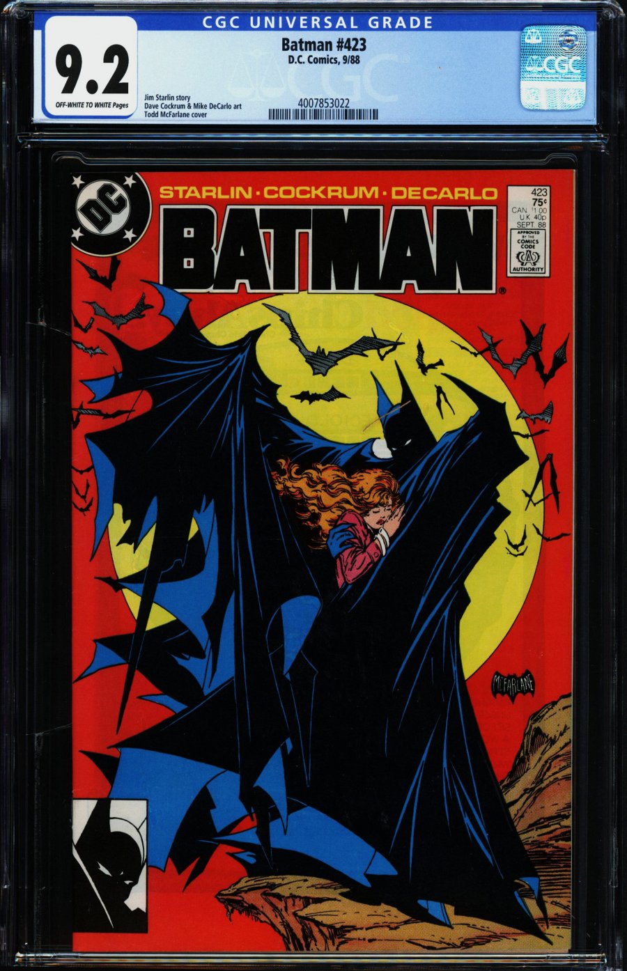 ComicConnect - BATMAN (1940-2011) #423 - CGC NM-: 