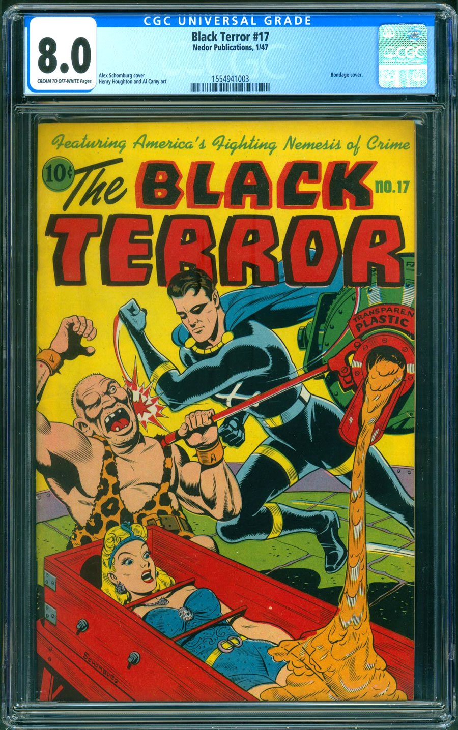 ComicConnect - BLACK TERROR (1942-49) #17 - CGC VF: 8.0