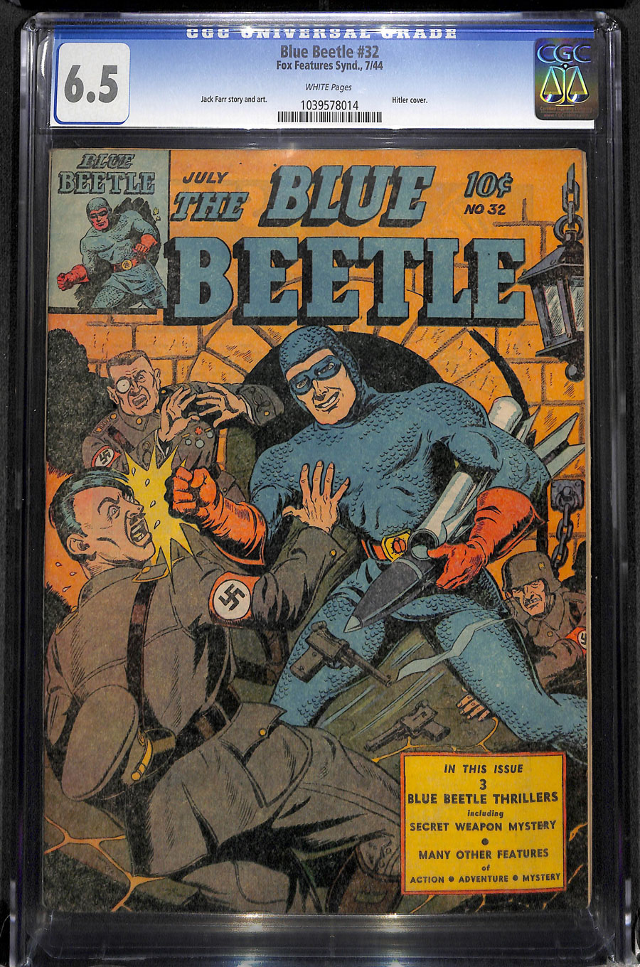 ComicConnect - BLUE BEETLE (1939-50) #32 - CGC FN+: 6.5