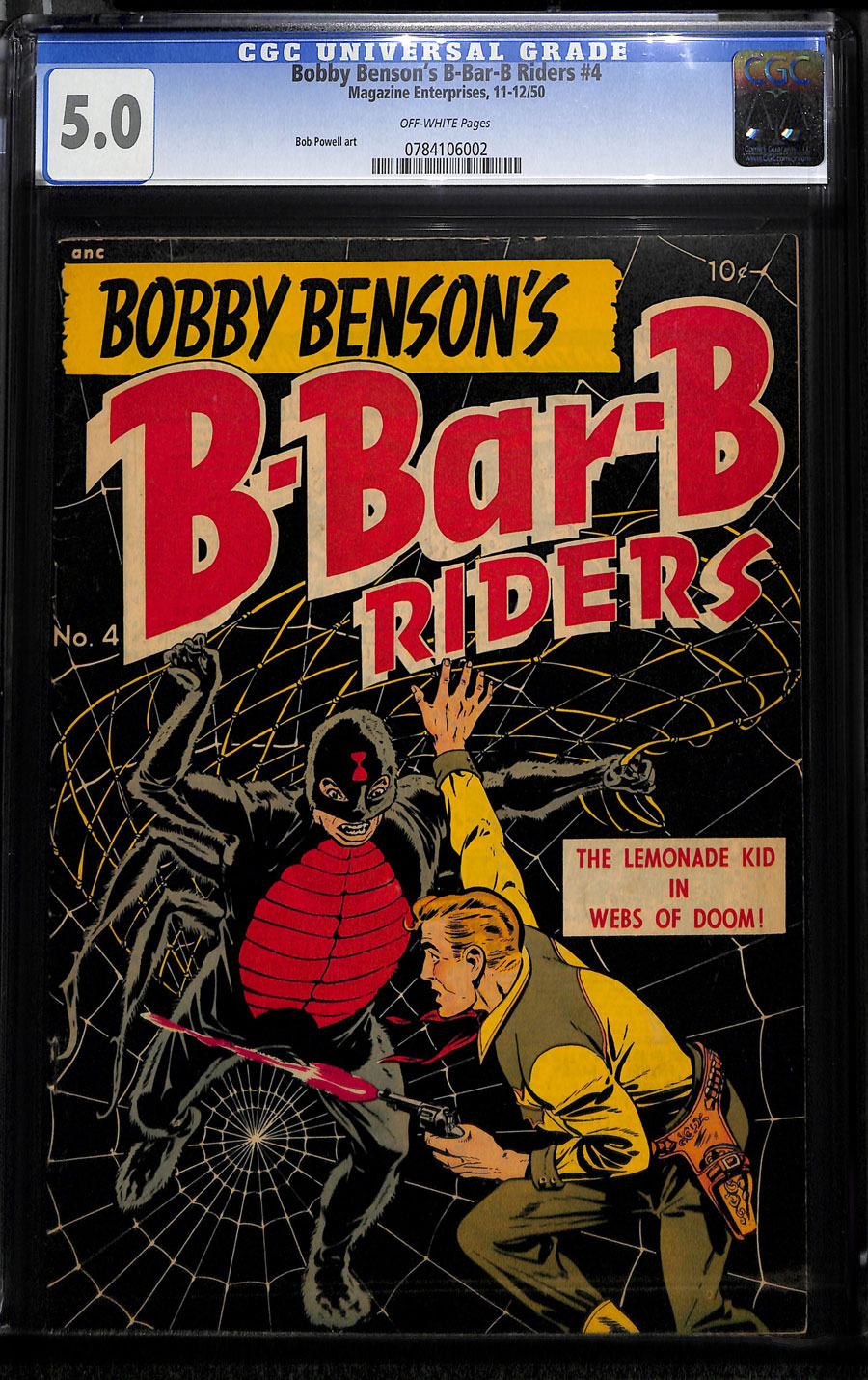 ComicConnect - BOBBY BENSON'S B-BAR-B RIDERS #4 - CGC VG/F: 5.0