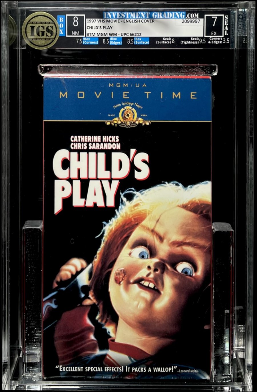 ComicConnect - CHILD'S PLAY(VHS) VHS - IGS VF: 8.0