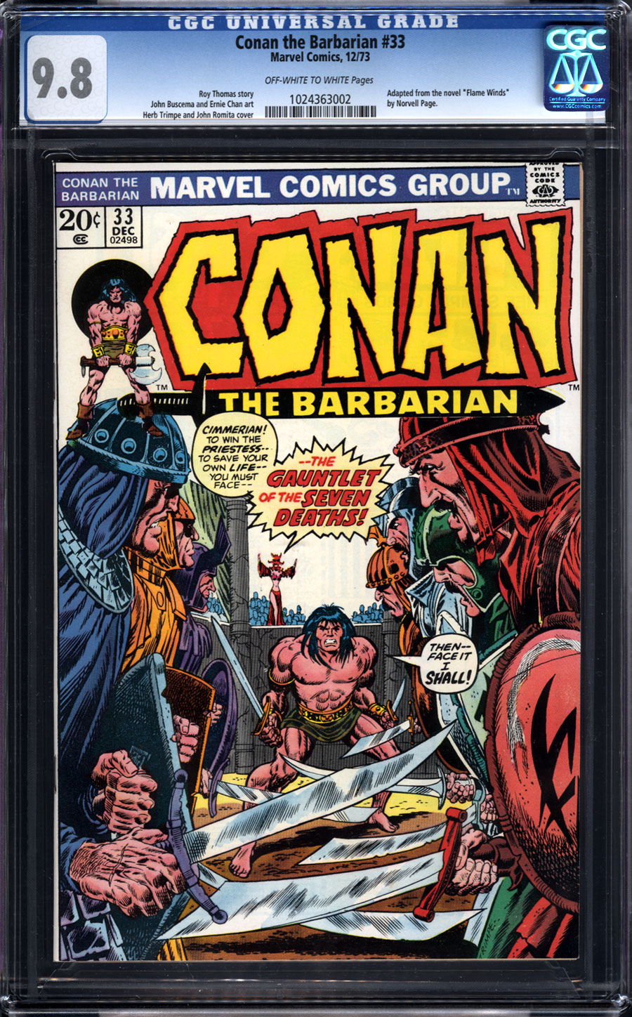 ComicConnect - Texeira, Mark - CONAN THE BARBARIAN (1970-93) #227