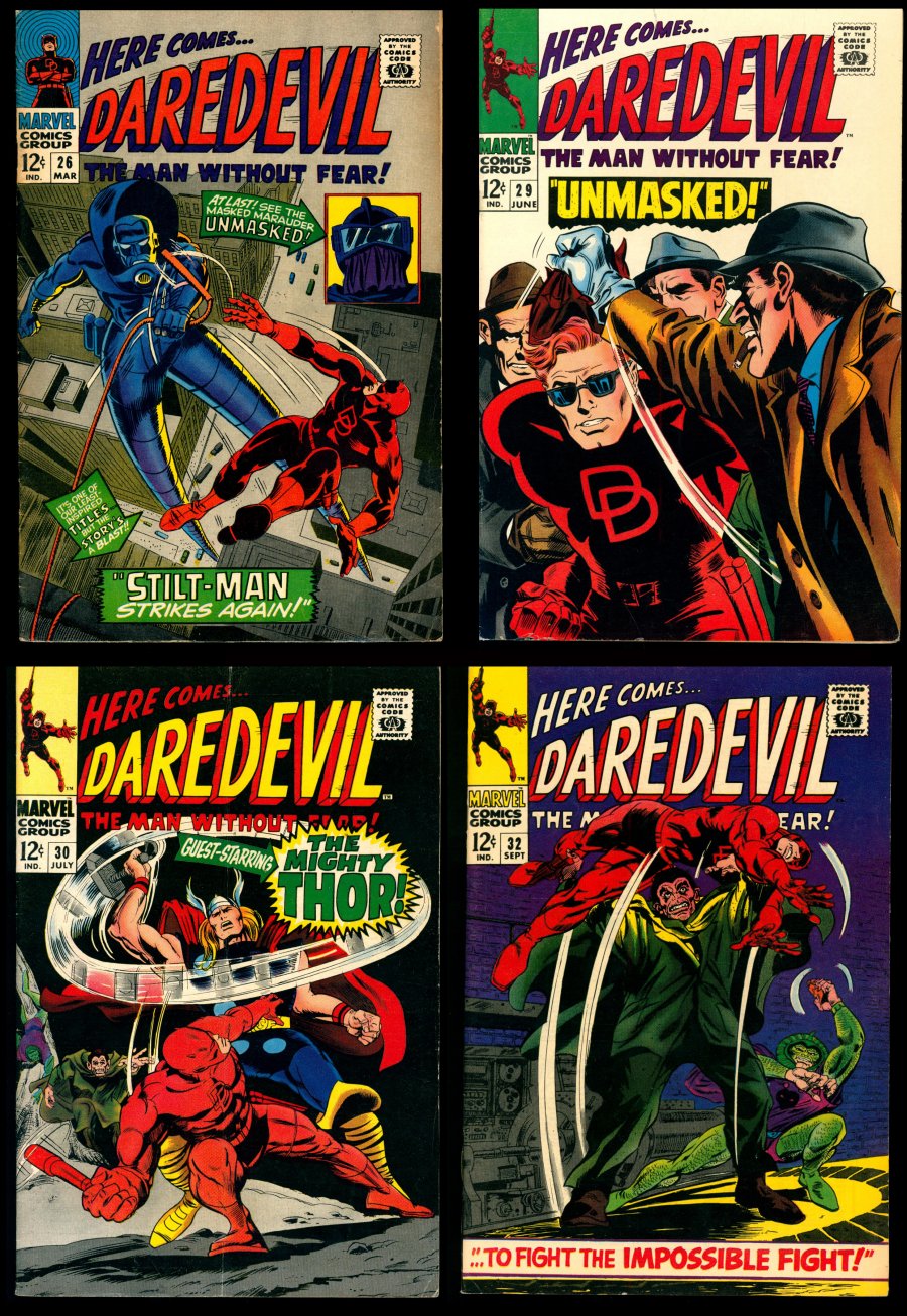 Comic Daredevil shops lot