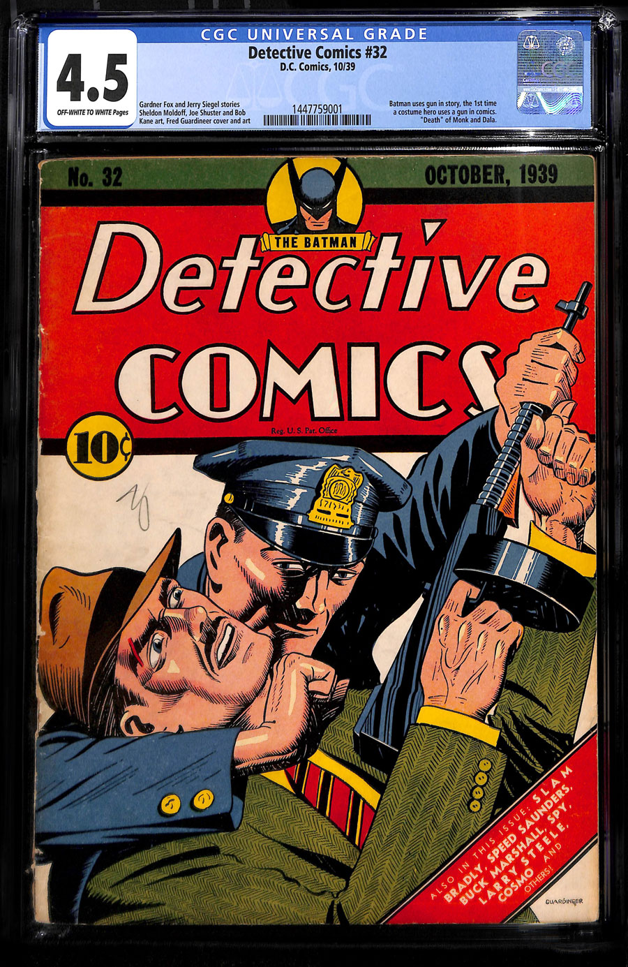 ComicConnect - DETECTIVE COMICS (1937-2011; 2016-) #32 - CGC VG+: 4.5