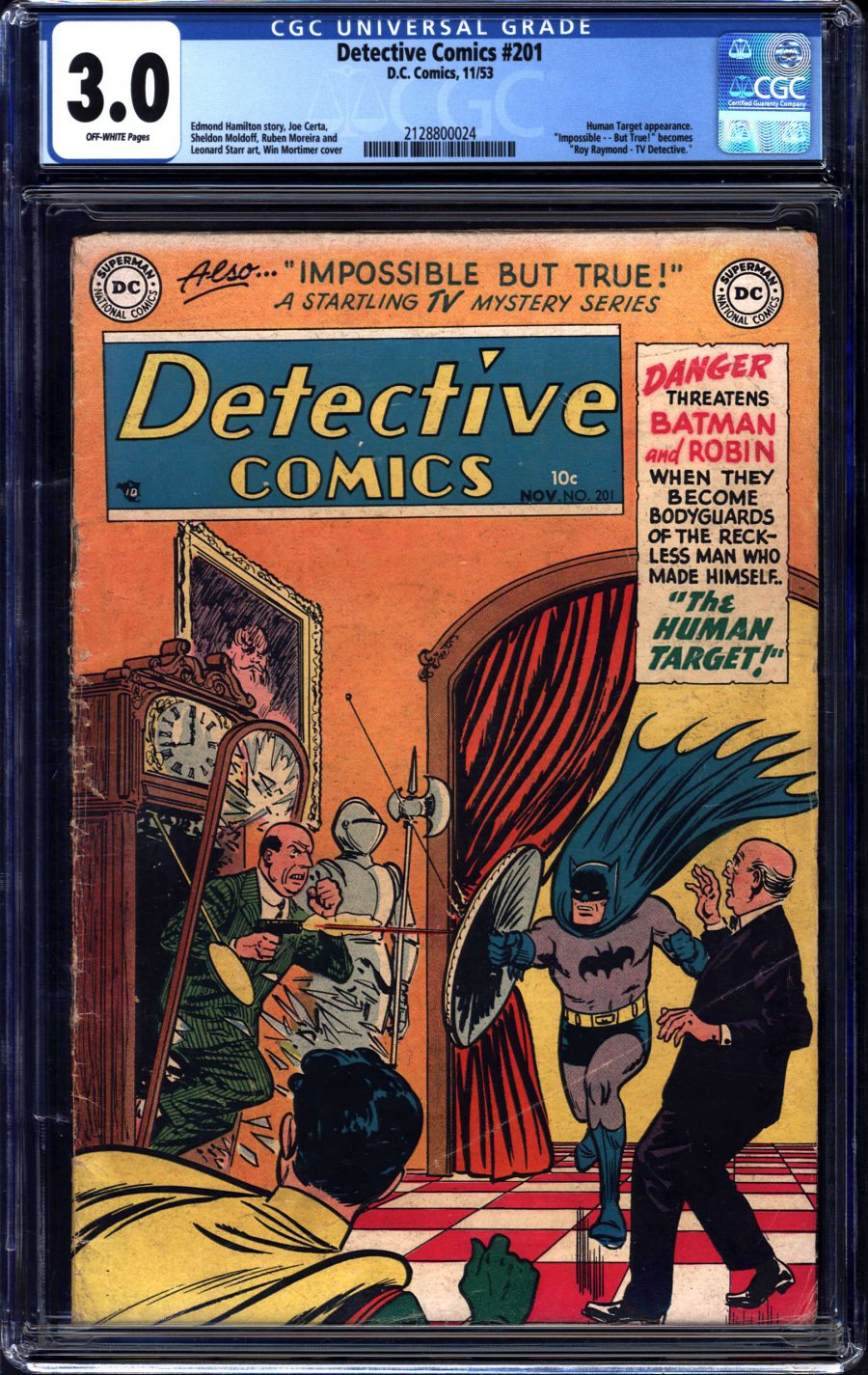 ComicConnect - DETECTIVE COMICS (1937-2011; 2016-) #201 - CGC G/VG: 3.0