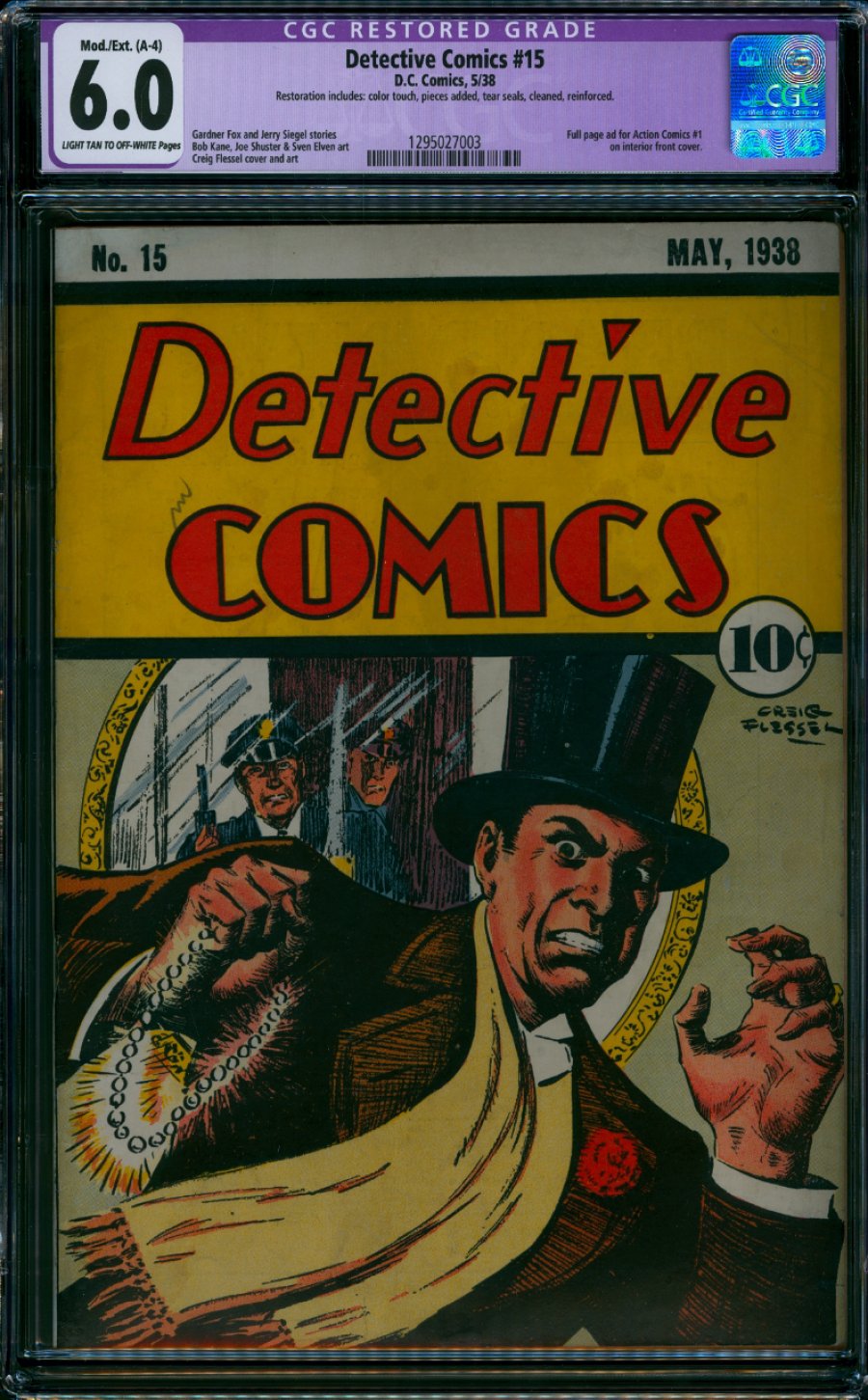 ComicConnect - DETECTIVE COMICS (1937-2011; 2016-) #15 - CGC FN: 6.0