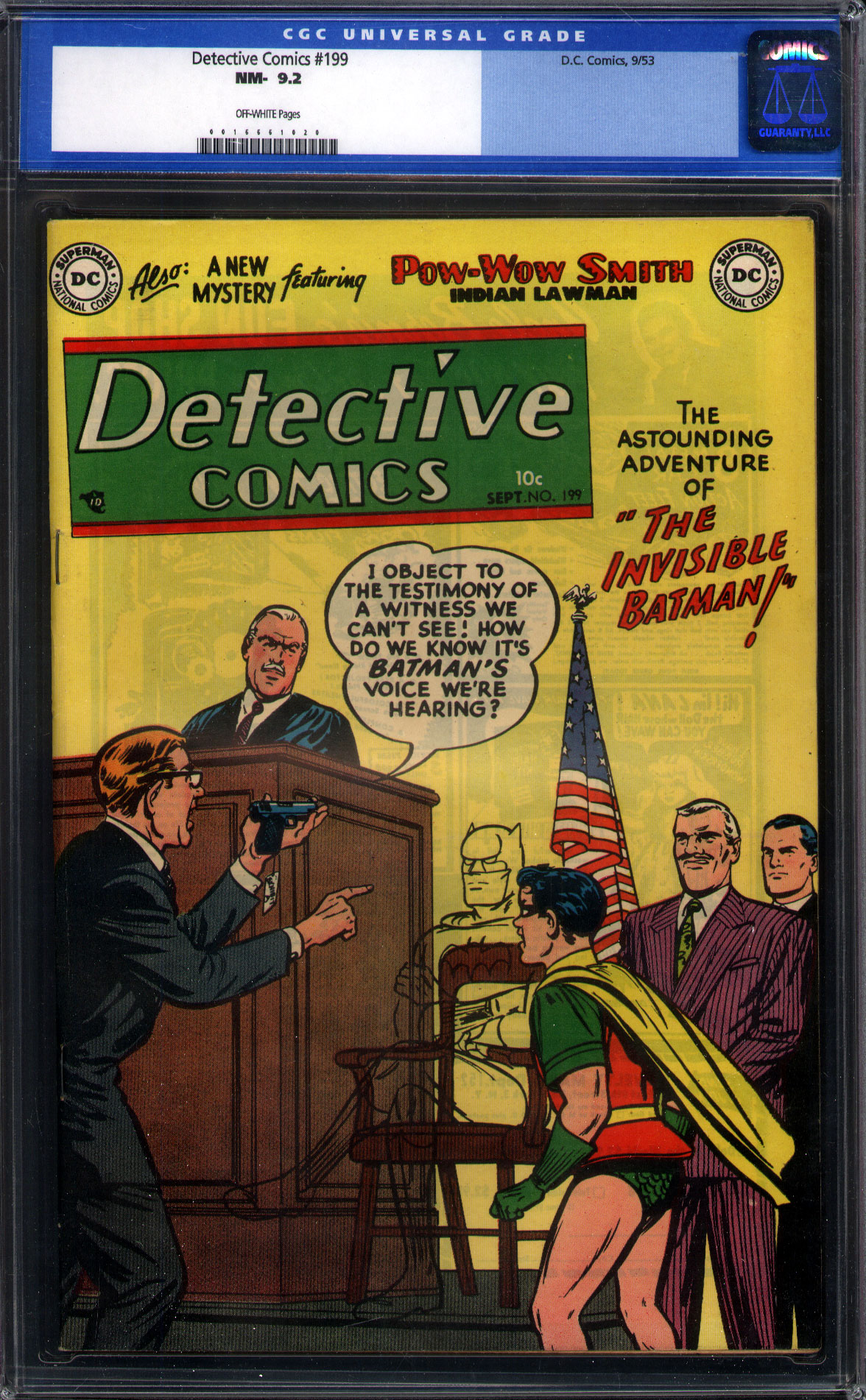 ComicConnect - DETECTIVE COMICS (1937-2011; 2016-) #199 - CGC NM-: 9.2