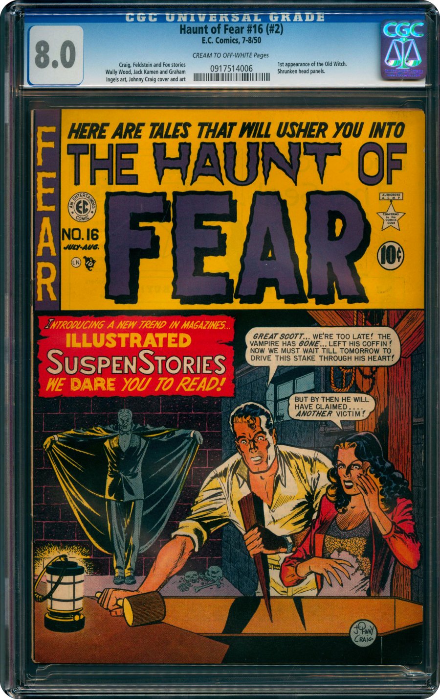 ComicConnect - HAUNT OF FEAR (1950-54) #16 - CGC VF: 8.0