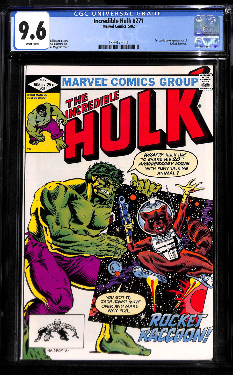 Marvel The Incredible Hulk Comic Book Marvel Comics 60 Cents No. store 271