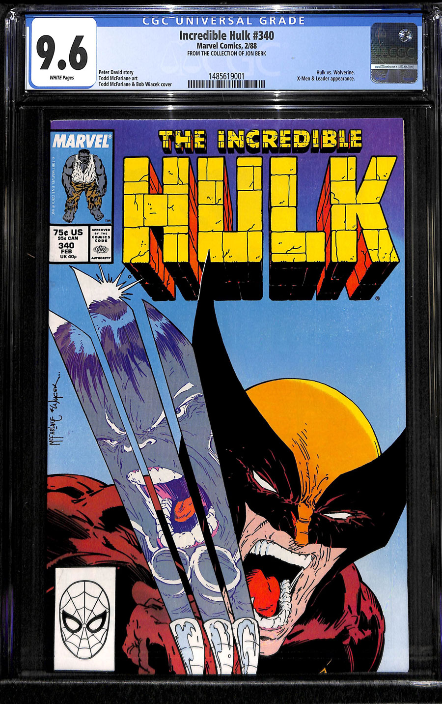 ComicConnect - INCREDIBLE HULK (1962-99) #340 - CGC NM+: 9.6