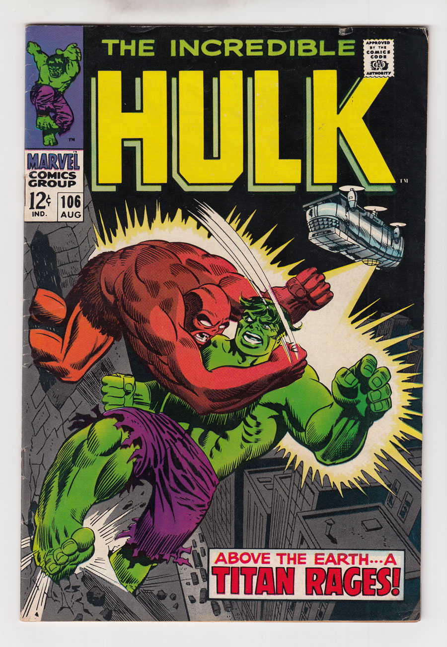 ComicConnect - INCREDIBLE HULK (1962-99) #106 - VG/F: 5.0
