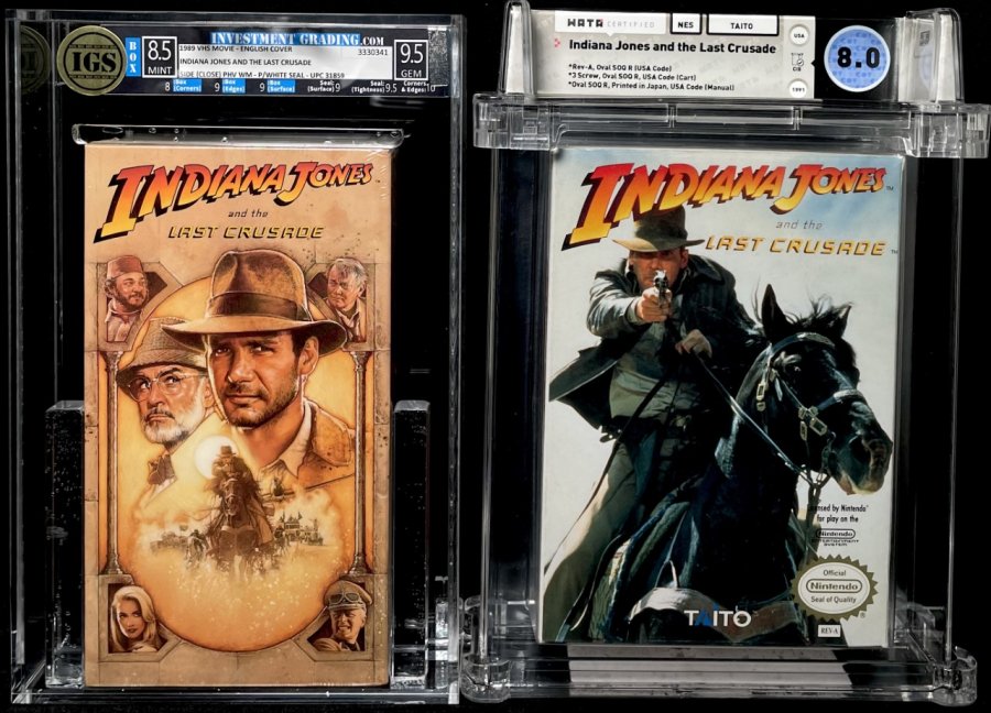 ComicConnect - INDIANA JONES & THE LAST CRUSADE SET VHS - IGS VF+: 8.5