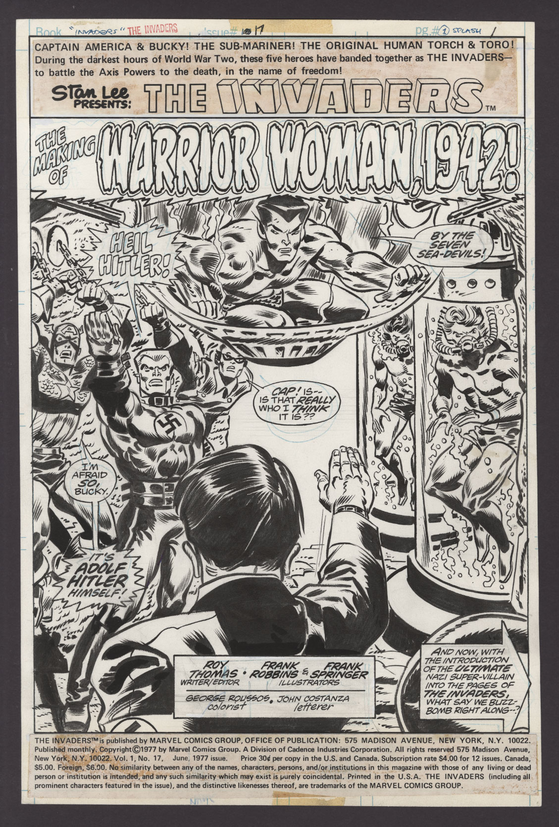 Frank Robbins Original Art For Sale | ComicArtTracker