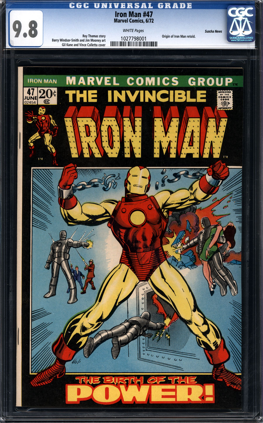 Comicconnect Iron Man 1968 96 47 Cgc Nmm 98