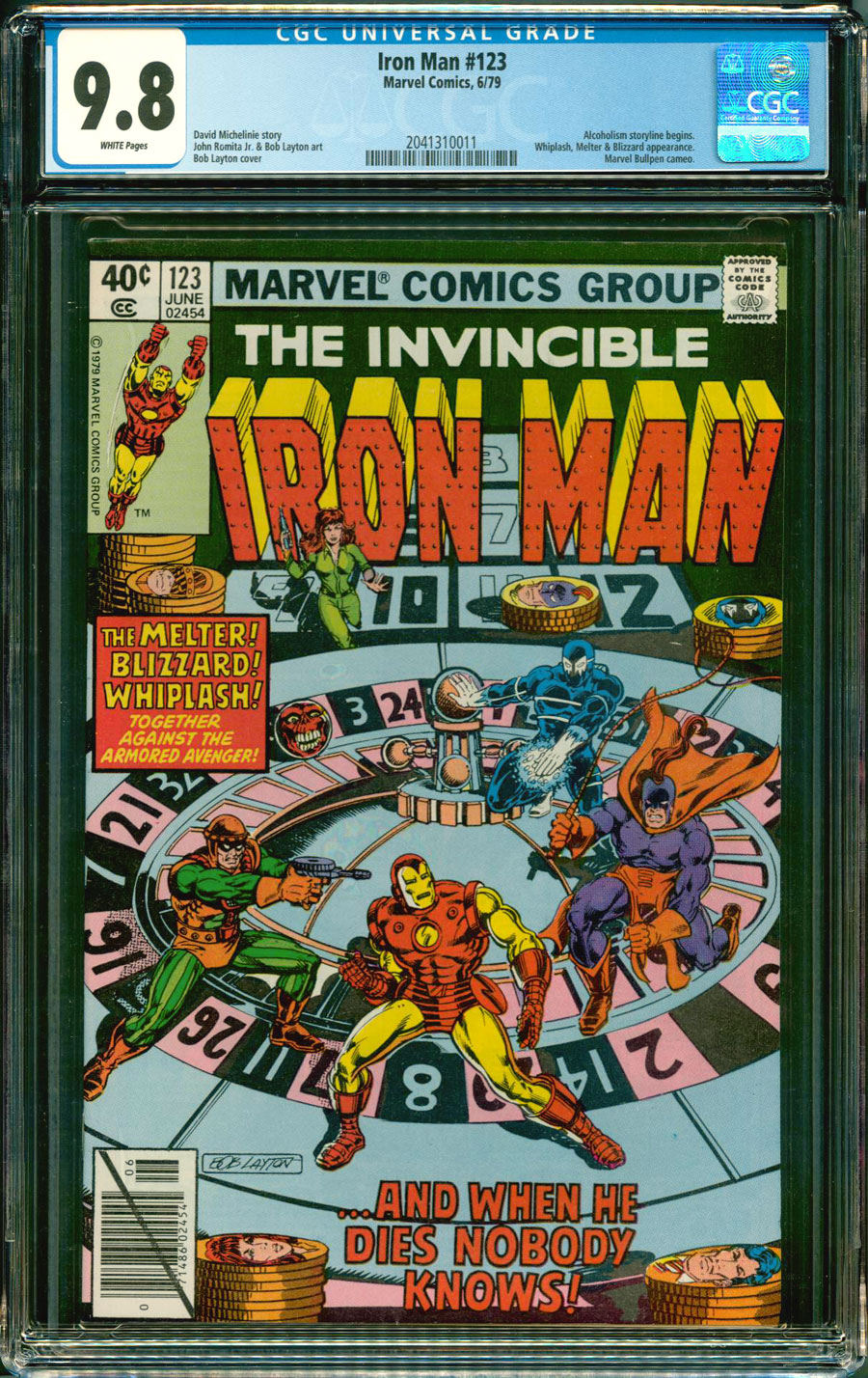 Comicconnect Iron Man 1968 96 123 Cgc Nmm 98