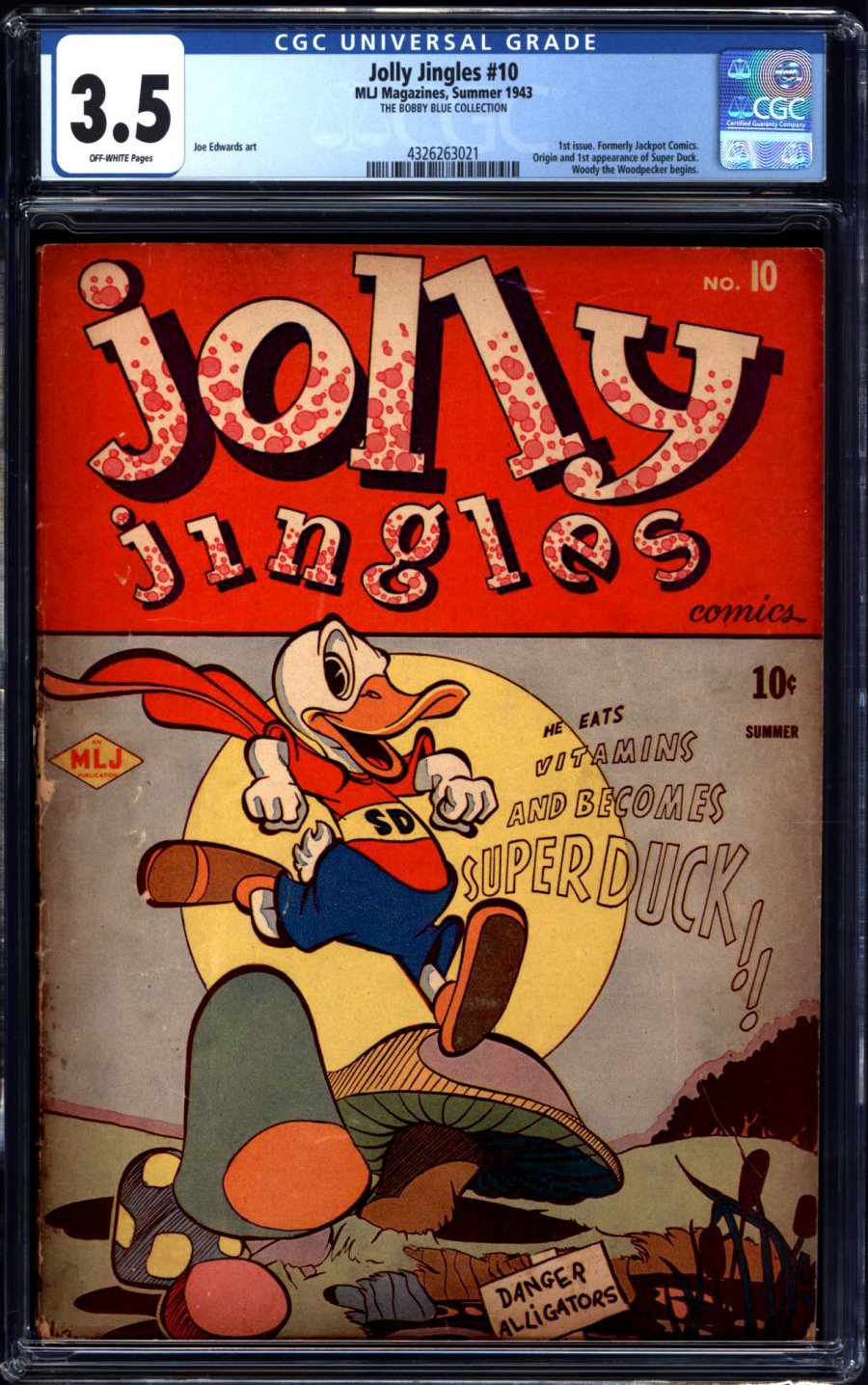 ComicConnect JOLLY JINGLES 10 CGC VG 3.5