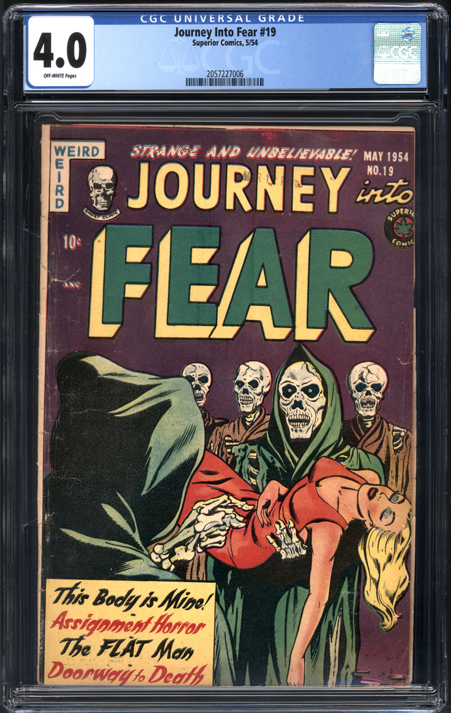 ComicConnect - JOURNEY INTO FEAR #19 - CGC VG: 4.0