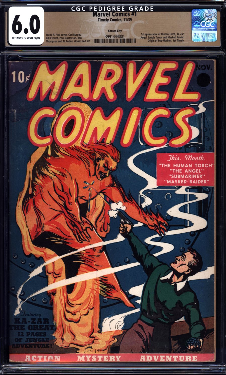 Look Inside the First Marvel Comic Ever