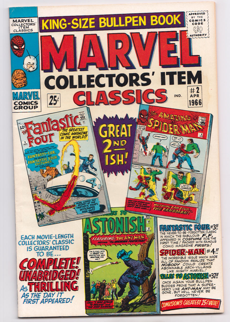 ComicConnect - MARVEL COLLECTORS' ITEM CLASSICS (1965-69) #2 - NM-: 9.2