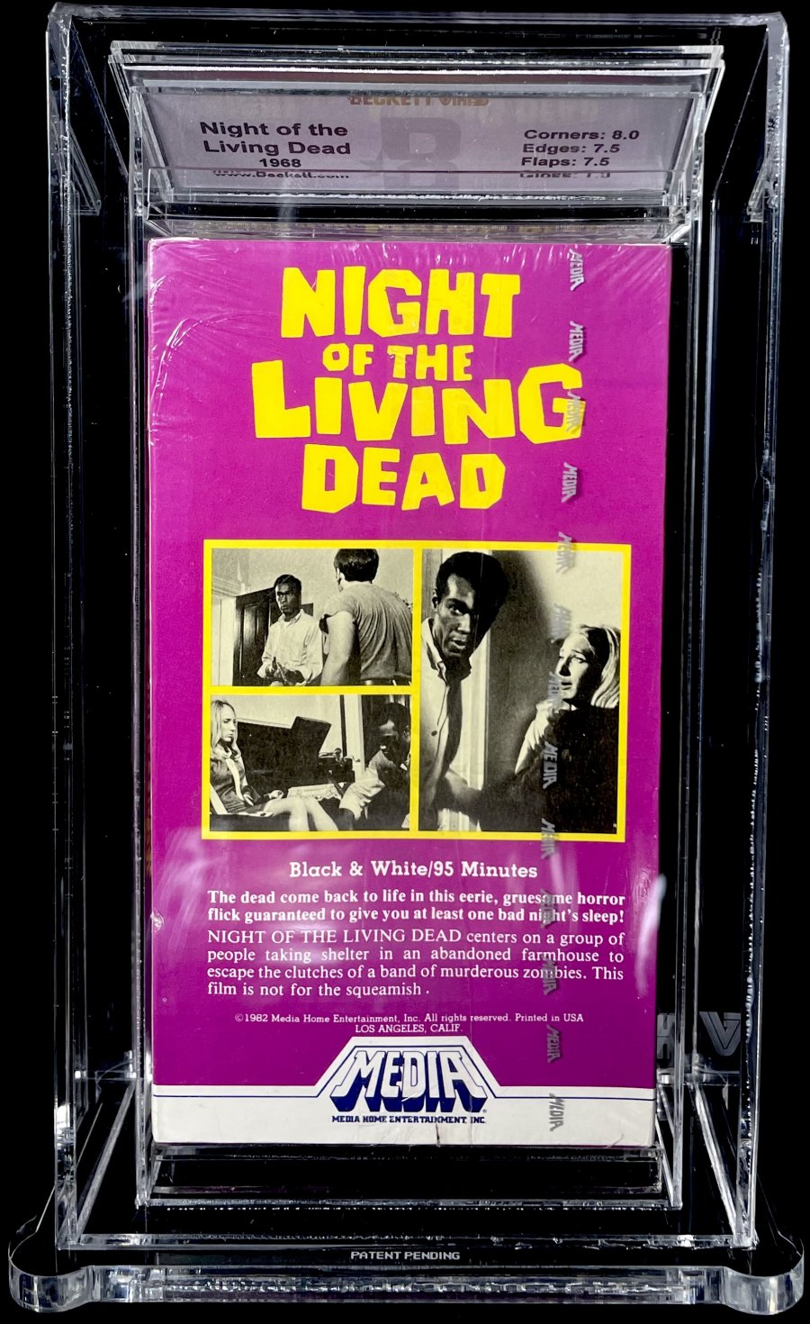 ComicConnect - NIGHT OF THE LIVING DEAD(VHS) VHS - BECKETTS VF-: 7.5