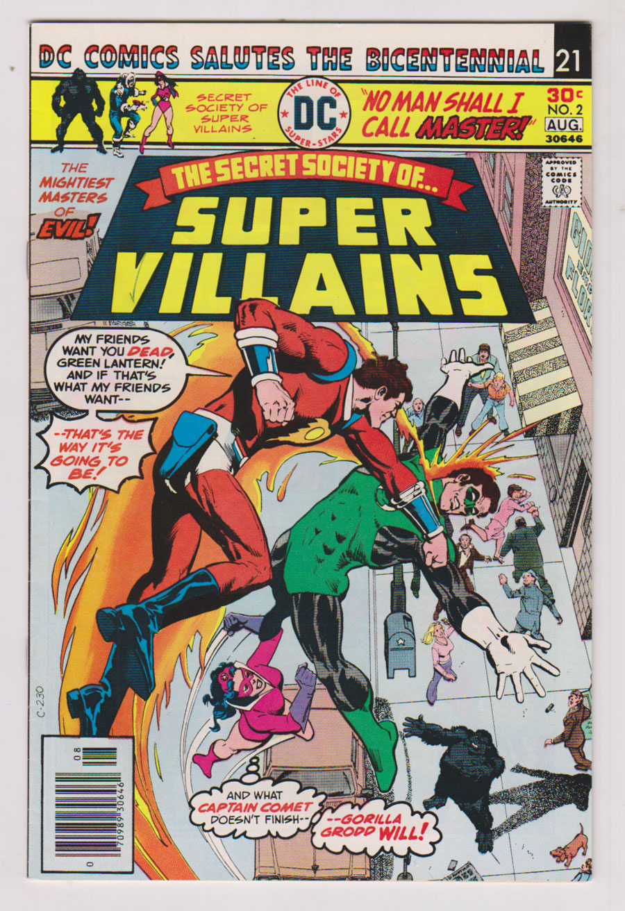 the secret society of super villains comic book