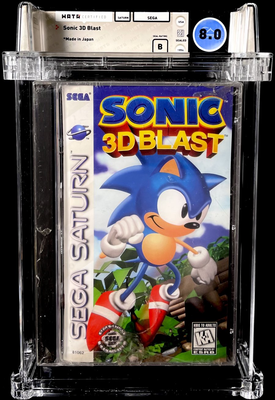 ComicConnect - SONIC 3D BLAST(SATURN) Video Game - WATA VF: 8.0