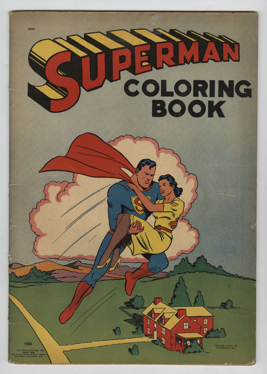 Download Comicconnect Superman Coloring Book 1508 Fn 6 0