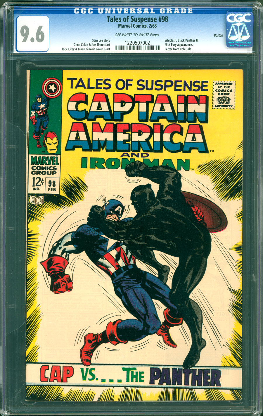 Comicconnect Tales Of Suspense 1959 68 98 Cgc Nm 96