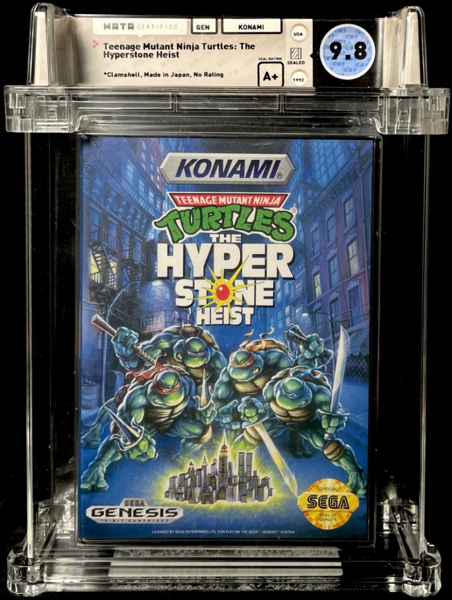 ComicConnect - TEENAGE MUTANT NINJA TURTLES: THE HYPERSTONE HEIST Video  Game - WATA NM/M: 9.8