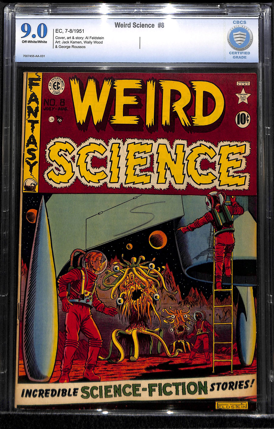 ComicConnect - WEIRD SCIENCE (1950-53) #8 - CBCS VF/NM: 9.0